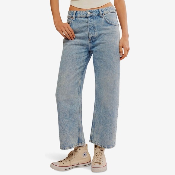 We The Free Denim - Free People We The Free Deep Trance Dropped Boyfriend Jeans 31 NWT READ